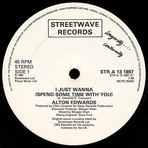 Alton Edwards - I Just Wanna (Spend Some Time With You)