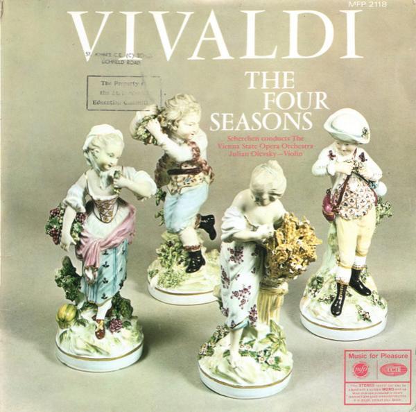 Antonio Vivaldi, Hermann Scherchen, Orchester Der Wiener Staatsoper, Julian Olevsky - The Four Seasons