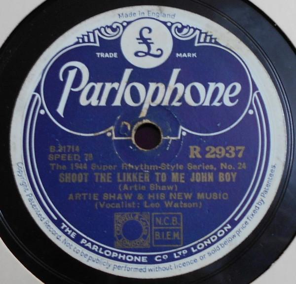 Art Shaw And His New Music - Free For All / Shoot The Likker To Me John Boy
