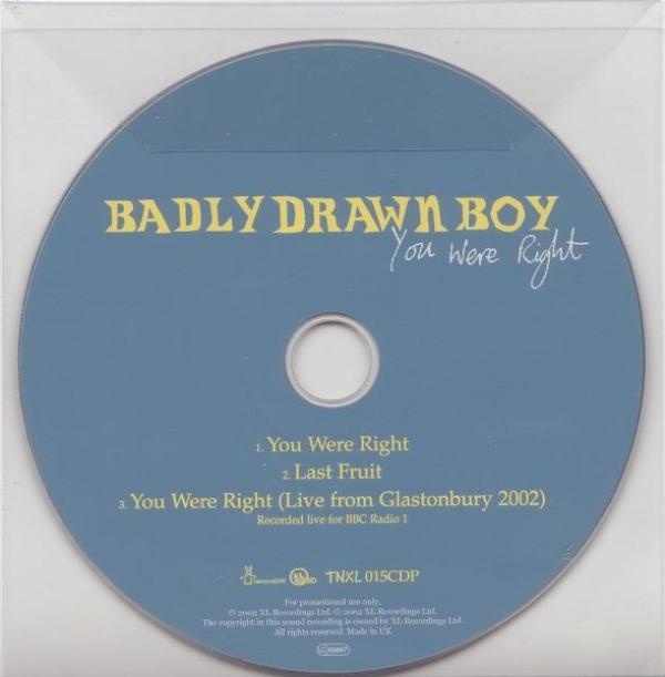 Badly Drawn Boy - You Were Right
