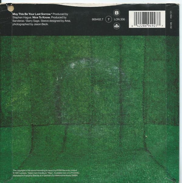 Banderas - May This Be Your Last Sorrow