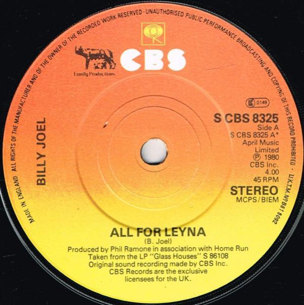 Billy Joel - All For Leyna