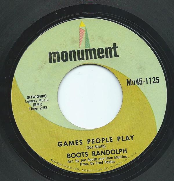 Boots Randolph - Games People Play