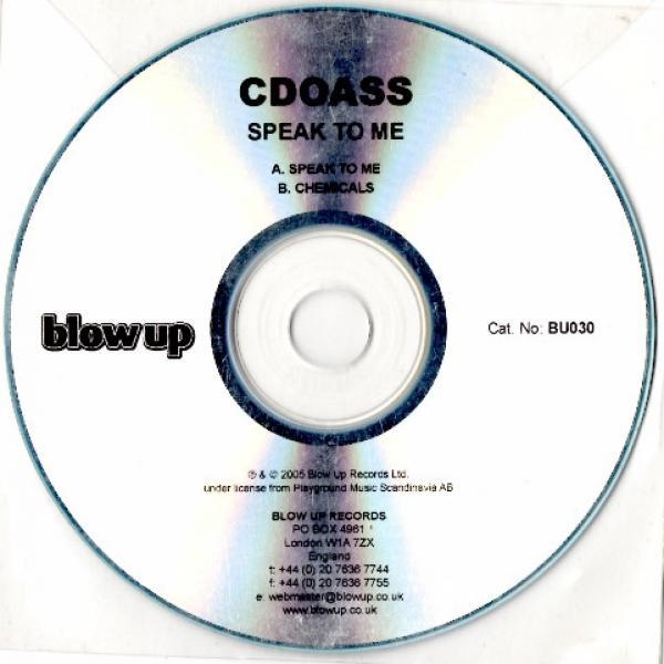 CDOASS - Speak To Me