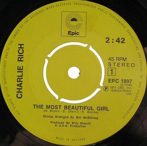 Charlie Rich - The Most Beautiful Girl