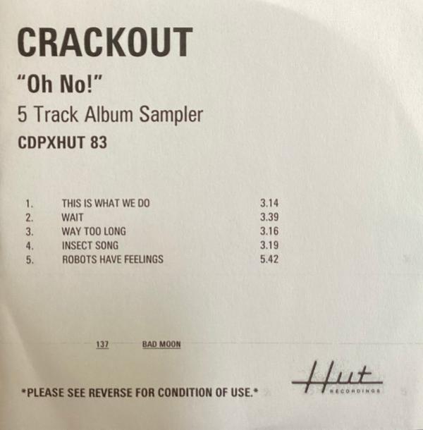 Crackout - Oh No! Album Sampler