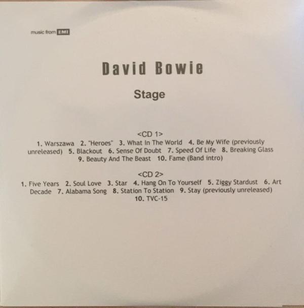 David Bowie - Stage