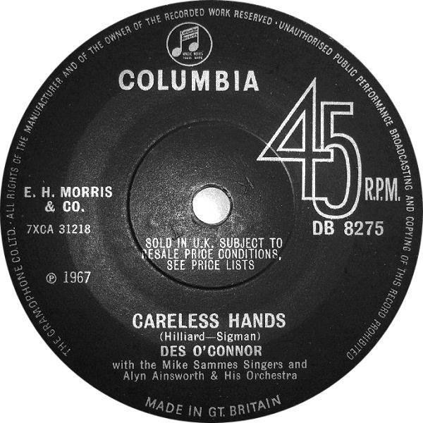 Des O'Connor - Careless Hands