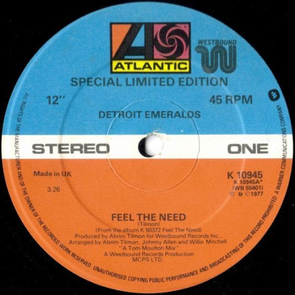Detroit Emeralds - Feel The Need