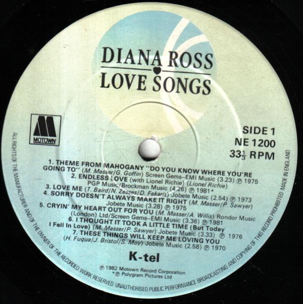 Diana Ross - Love Songs