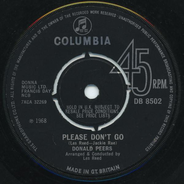 Donald Peers - Please Don't Go