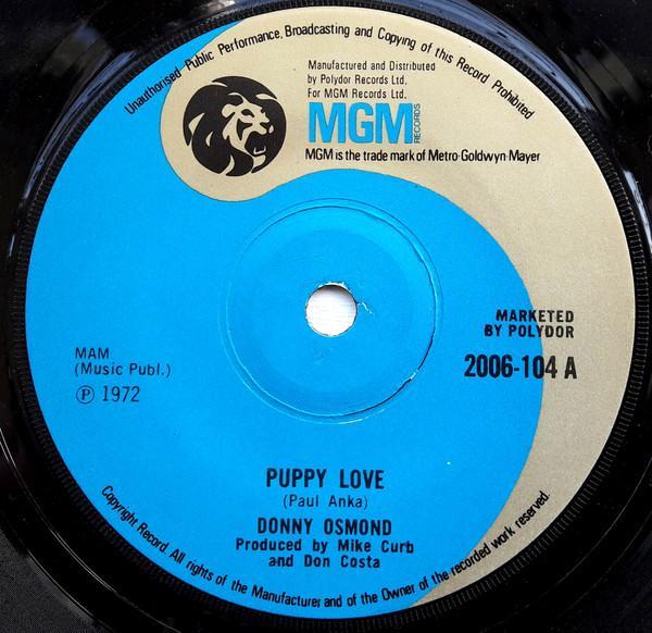 Donny Osmond - Puppy Love