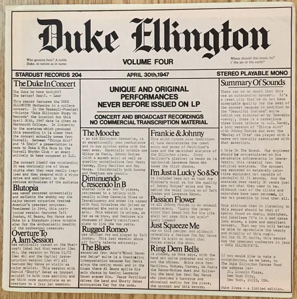 Duke Ellington - Volume Four - April 30, 1947