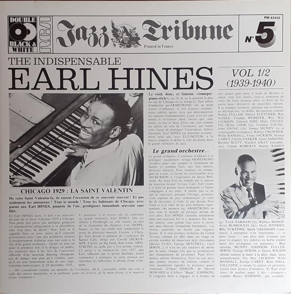 Earl Hines - The Indispensable Earl Hines Vol 1/2 (1939-1940)