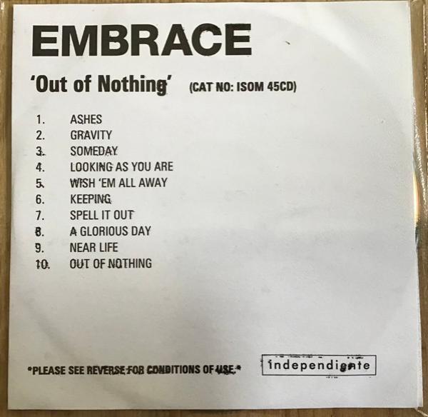 Embrace - Out Of Nothing