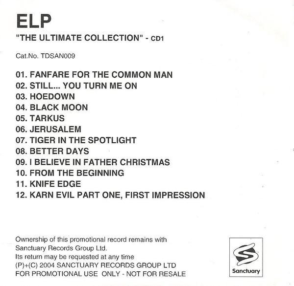 Emerson, Lake & Palmer - The Ultimate Collection