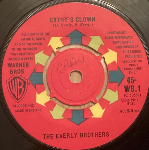 Everly Brothers - Cathy's Clown / Always It's You