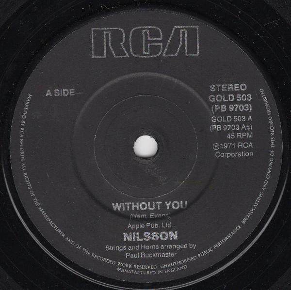 Harry Nilsson - Without You / Everybody's Talkin'