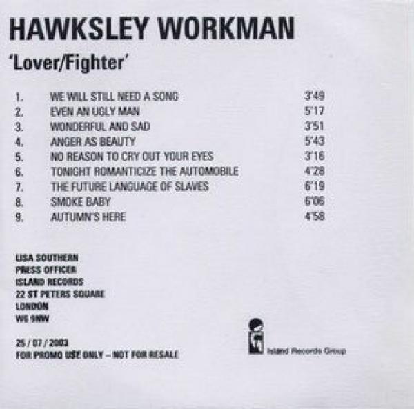 Hawksley Workman - Lover/Fighter