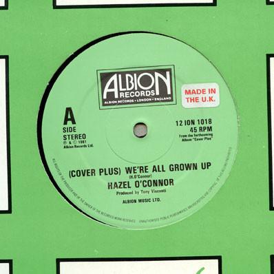 Hazel O'Connor - (Cover Plus) We're All Grown Up