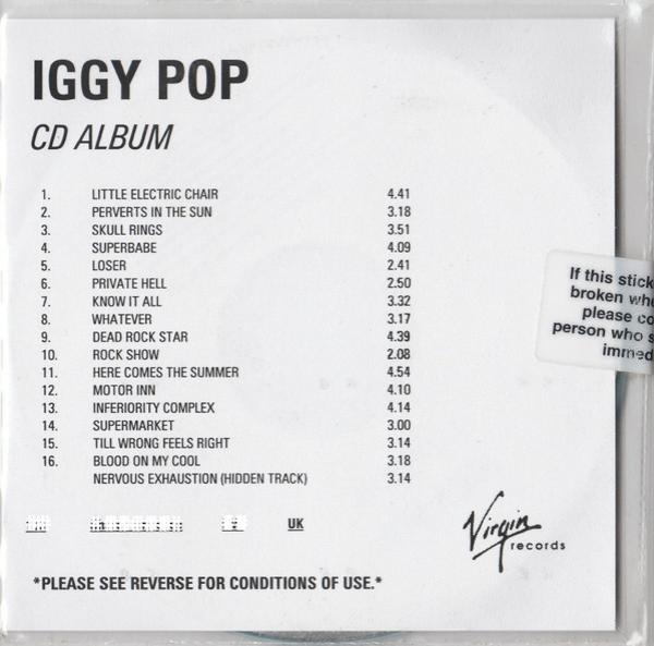 Iggy Pop - CD Album