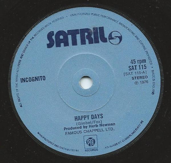 Incognito (12) - Happy Days