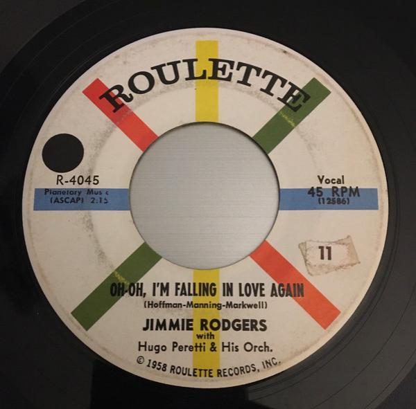 Jimmie Rodgers (2) - Oh-Oh, I'm Falling In Love Again
