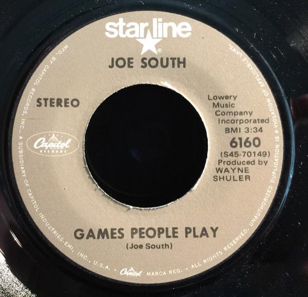 Joe South - Games People Play / These Are Not My People