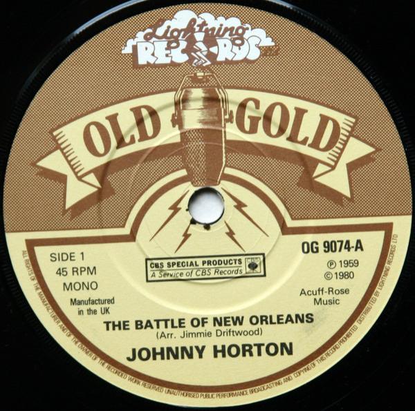 Johnny Horton, Stonewall Jackson - The Battle Of New Orleans  /  Waterloo