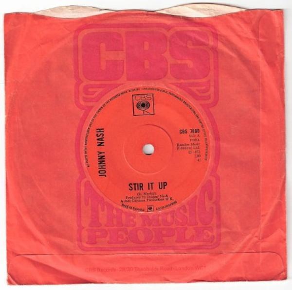 Johnny Nash - Stir It Up / Cream Puff