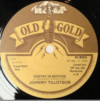 Johnny Tillotson - Poetry In Motion