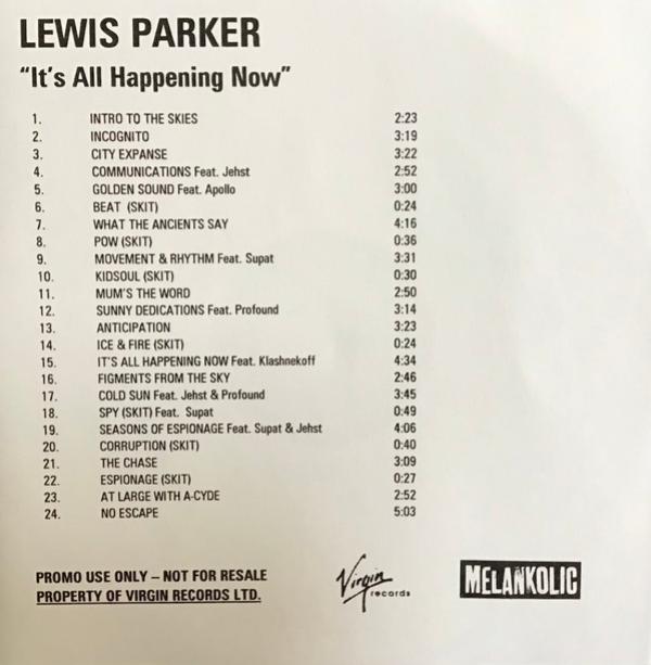 Lewis Parker - It's All Happening Now