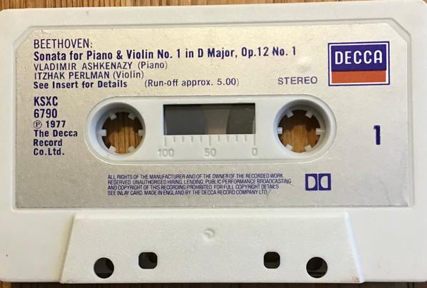 Ludwig van Beethoven, Itzhak Perlman, Vladimir Ashkenazy - Violin Sonatas Op.12 No.1 & Op.96 No.10