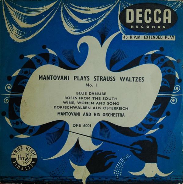 Mantovani And His Orchestra - Mantovani Plays Strauss Waltzes No.1