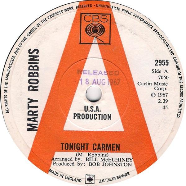 Marty Robbins - Tonight Carmen