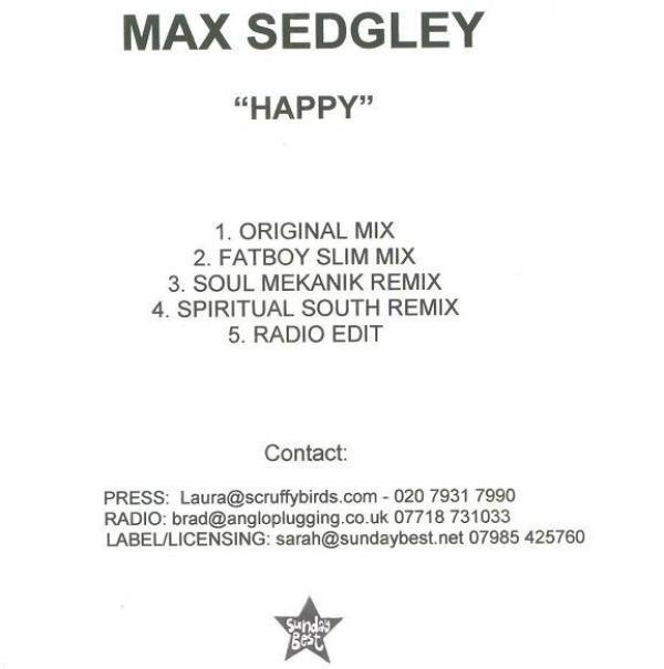 Max Sedgley - Happy