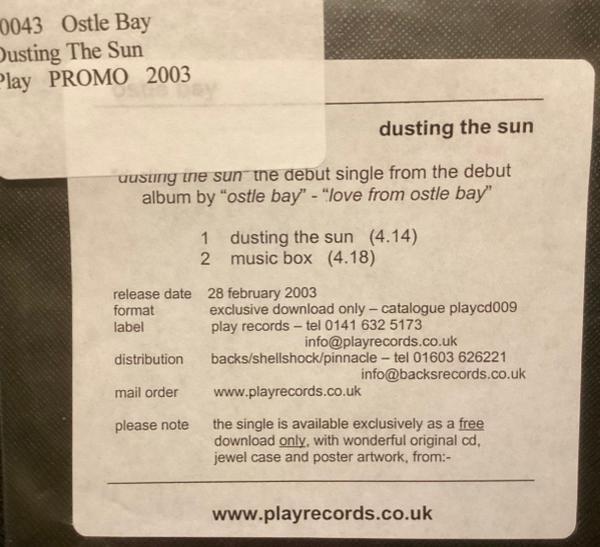 Ostle Bay - Dusting The Sun