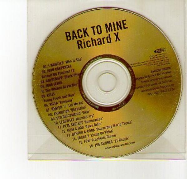 Richard X - Back To Mine