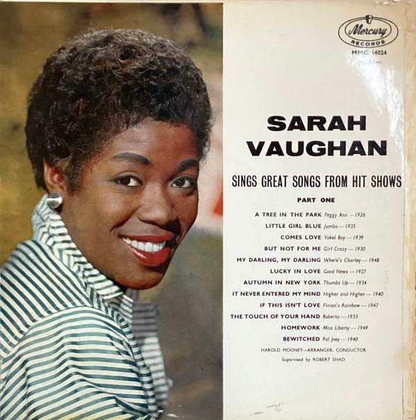 Sarah Vaughan - Sings Great Songs From Hit Shows - Part One