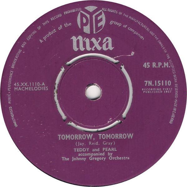 Teddy Johnson, Pearl Carr - Tomorrow, Tomorrow / Mandolin Serenade