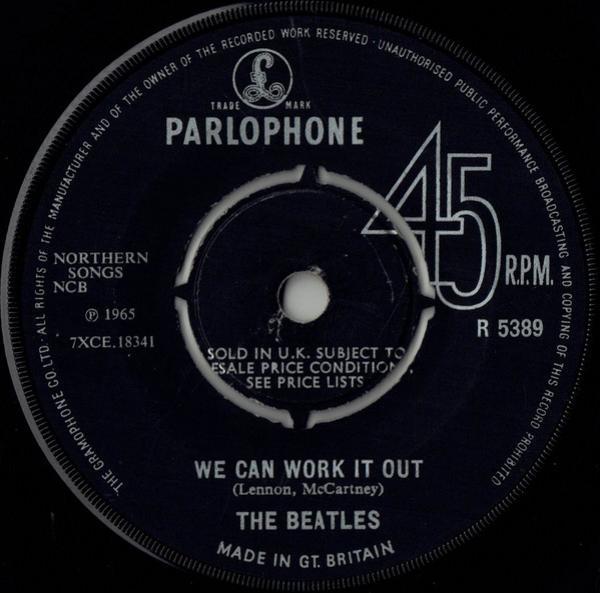 The Beatles - We Can Work It Out / Day Tripper