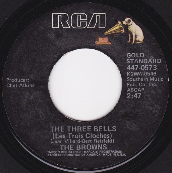 The Browns (3) - The Three Bells (Les Troís Cloches) / Scarlet Ribbons (For Her Hair)