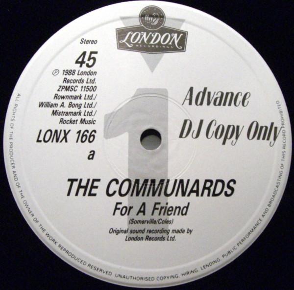 The Communards - For A Friend