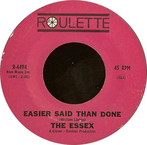 The Essex - Easier Said Than Done / Are You Going My Way