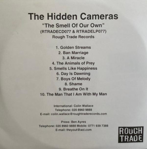 The Hidden Cameras - The Smell Of Our Own