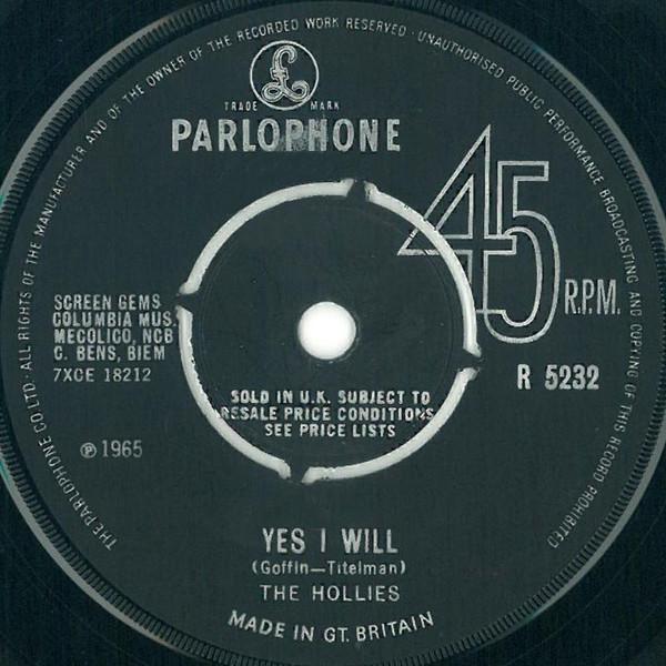 The Hollies - Yes I Will