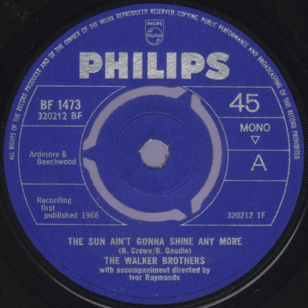 The Walker Brothers - The Sun Ain't Gonna Shine Any More
