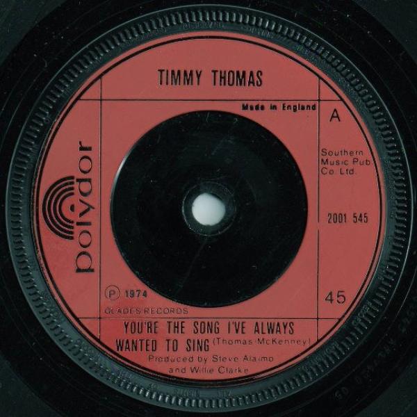 Timmy Thomas - You're The Song I've Always Wanted To Sing