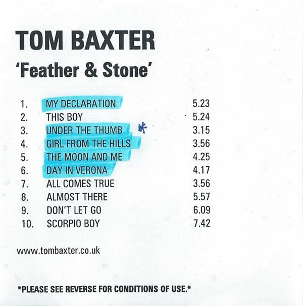 Tom Baxter - Feather & Stone