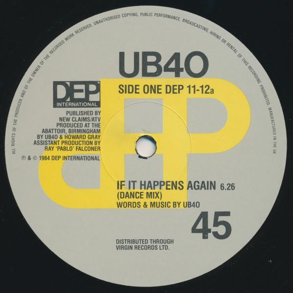 UB40 - If It Happens Again (Dance Mix)